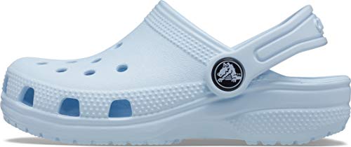 Image of crocs unisex child Kids' Classic | Slip on Shoes for Boys and Girls Water Shoes Clog, Mineral Blue, 6 Big Kid US