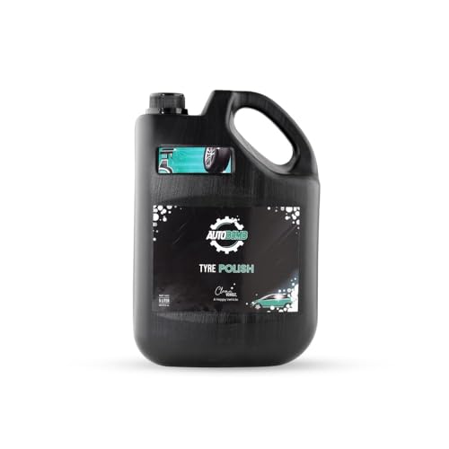 Image of Tyre Polish 5 L | Long lasting Super Shine and Protection | Prevents Premature Ageing & Non Greasy | Car & Bike Tyre Polish for Instant Shine | Prevents Fading and Cracking of Tyres