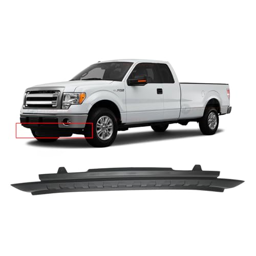Image of FitParts Compatible with Ford F-150 2009-2014 Front Lower Bumper Deflector | Textured, OEM 9L3Z17626A, FO1095227
