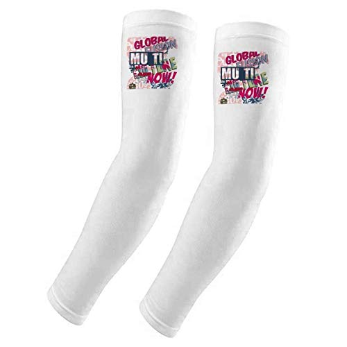 Manchons de gants protection UV graffiti street abstrait coloré pour le sport