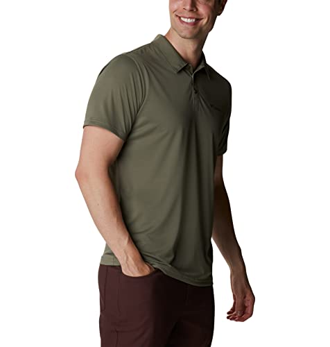 Image of Columbia Men's Solid Regular Fit Hike Polo