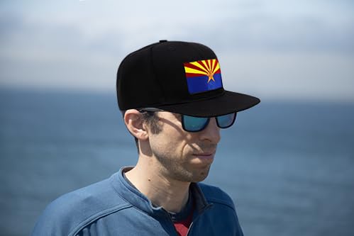 Image of International Tie State Hat for Men and Women, Adjustable Snapback Trucker Baseball Cap with Embroidered Patch