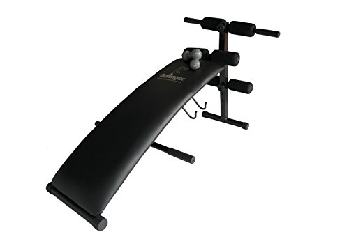 Bollinger 0SUB2071 Banco de Abdominales con Mancuernas, Unisex Adulto, Negro, Talla Única