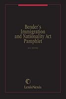 Bender's Immigration and Nationality Act Pamphlet, 2019 Edition 1522170871 Book Cover