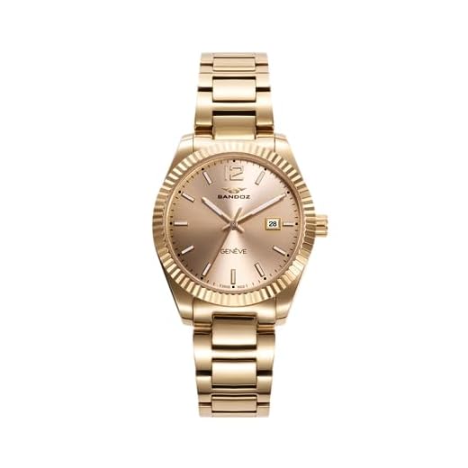 Sandoz - Reloj Acero IP Dorado Brazalete Sra Sa - 81384-25