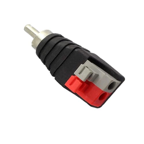 5 Sets conectores RCA macho-hembra adaptador para altavoz miniatura 4