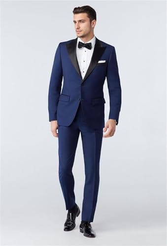 Mens Suit 2 Piece Slim Fit Wedding Suits for Men Tuxedo for Wedding Groomsmen Business Prom Party2