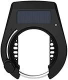 UPPVTE 指紋自転車ロックケーブル、キーレスバイクロックチェーン防止自転車ロック防水スマートデジタルバイクロック USB充電可能 ケーブルロック (Color : Black, Size : 159*136*36mm)