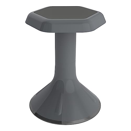 Image of Learniture Active Learning Chair /Stool, 18 inch H, Gray, LNT-3046-18GY