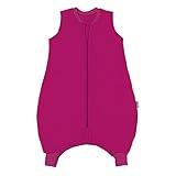 ABRIGA SIN SOFOCAR: Nuestro saco de dormir con pies está forrado y es transpirable. Ideal para temperaturas ambiente de 15 a 21 grados y para todo el año (primavera, otoño e invierno).