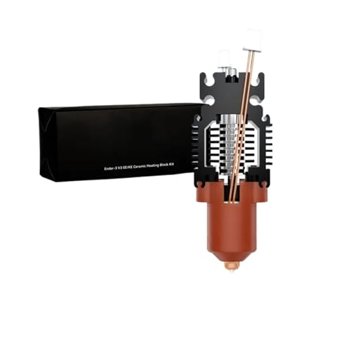 �Z���~�b�N�q�[�e�B���O�u���b�N�L�b�g 600mm/s 300°C ���� 60W 0.4mm �N�C�b�N�X���b�v�m�Y���L�b�g 3D �v�����^�[ Accesoire �ƌ݊��� Creality Ender-3 V3 SE/KE