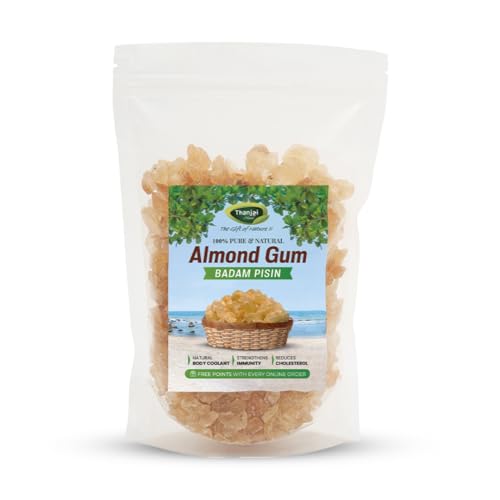 Thanjai Natural Almond Gum 500g Pure Natural Best First Quality Badam Pisin