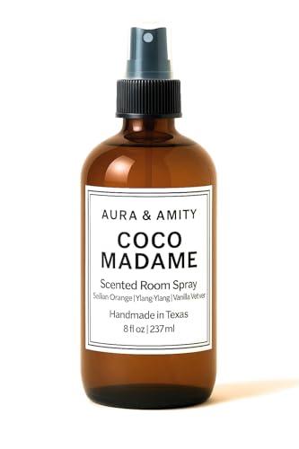 Image of Aura & Amity Premium Room & Linen Spray - Handmade Luxury Fabric & Home Fragrance Mist, Long-Lasting & Eco-Friendly (CoCo Madame)