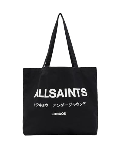 AllSaints MENS M170XB UNDERGROUND TOTE BLACK/CHALK ONE SIZE