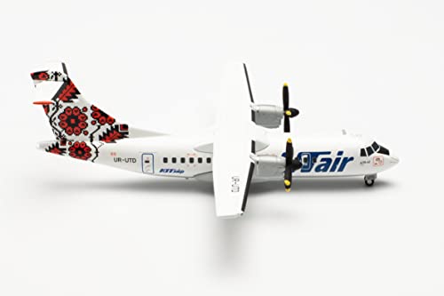 herpa airplane model UTair-Ukraine ATR-42-300 UR-UTD, scale 1:200, aircraft model for diorama model building