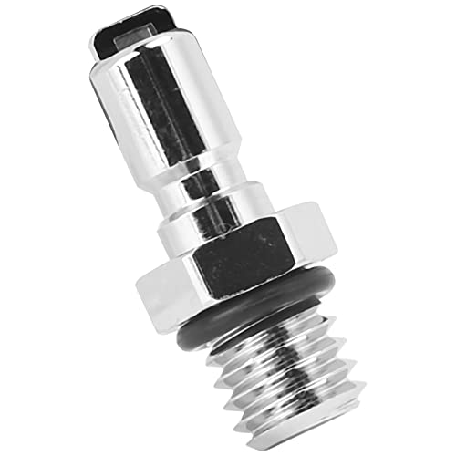 VGEBY Chrome Plated Brass BCD Power Inflator Adapter Globe Valve Nipple Replacement