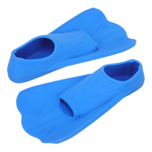 Gogogmee Aletas de Natación para Azul Cortas y Ligeras para Entrenamiento y Snorkel Diseño Ergonómico Anti-Fatiga para Piscina y Mar