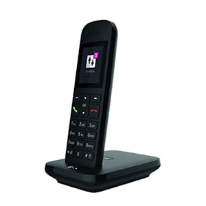 Telekom Sinus 12 | Festnetz Telefon | schnurlos | Freisprechfunktion | 5cm Farbdisplay | einfache Bedienung | Babyfunk/Raumüberwachung | beleuchtete Tastatur
