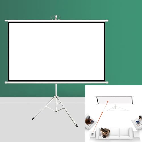 Pantalla de proyección portátil con trípode 72 in 4:3