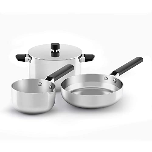 Castey - Set Baltic: Sartén 24 cm, Cazo 16 cm, Cacerola Media 24 cm