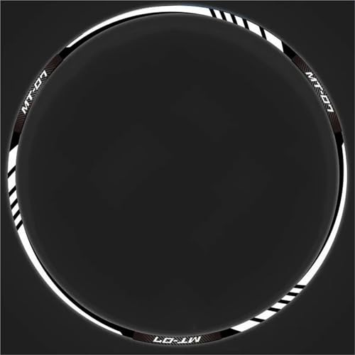 Autocollant réfléchissant de roue MT07 pour vos sorties moto de nuit