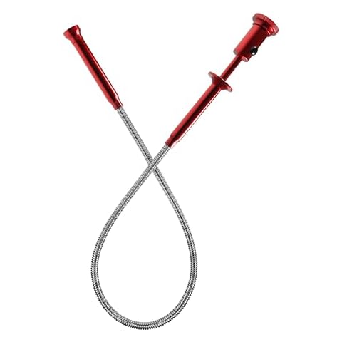 Claw Grabber Pickup Tool with Magnetic Bright LED Light,24.4in Long Magnetic Pickup Tool, Retractable Claw Grabbing Tool, Magnetic Grabber Tool with 2lb Pull Strength Pick Up Tool Cover