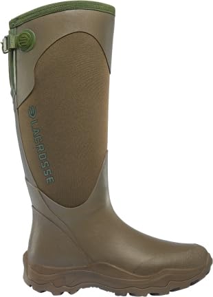 LaCrosse Women's 15' Alpha Agility Snake Boot, Brown/Green - New - 11