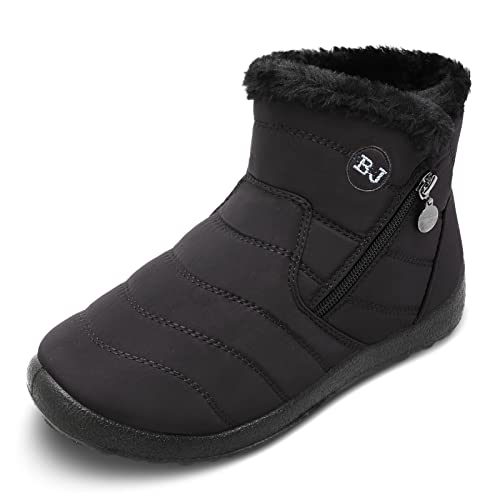 L-RUN Unisex Winter Snow Walking Boots