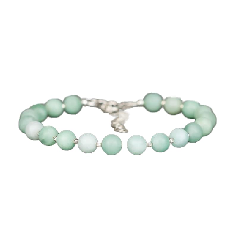 Jade de Birmanie mat 6mm perles naturelles pour un style bohème au quotidien