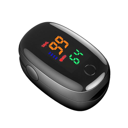 Boulton Pulse Oximeter Blood Oxygen Monitor - Finger Heart Rate Monitor with SpO2 Pulse Oximeter Display - Oxygen Saturation Monitors - Finger Saturation with LED Display for SpO2 and BPM