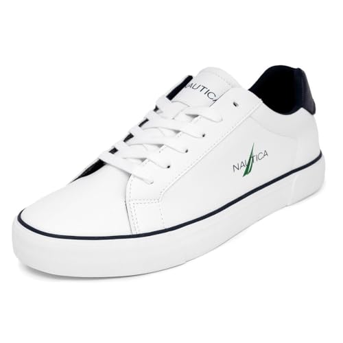 Image of Nautica Men's Casual Shoe, Classic Lace-Up Low Top Loafer, Fashion Sneaker - in Medium & Wide Width Sizes