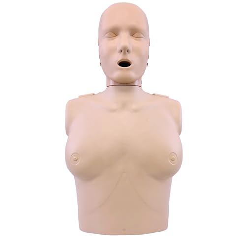 Image of PRESTAN Professional Adult Female Manikin with CPR Feedback, Single (Medium Skin); Includes 10 Adult Face-Shield /Lung-Bags, Carry Bag and Instructions | Adult female CPR training manikin with feedback; includes 10 face-shield lung bags, carry bag and instructions for classes.