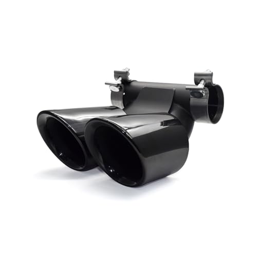 Terminal de escape para Porsche 718 Boxster en acero inoxidable y acabado negro premium