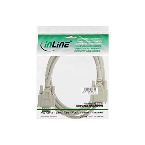 Cable VGA macho a macho InLine 17712E accesorio de conexión D-Sub de 2 metros beige 2