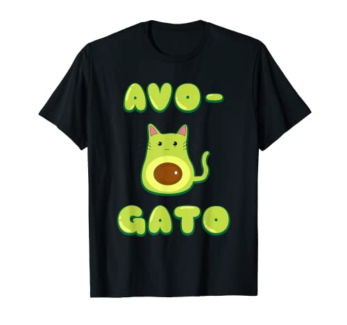 AvoGato T-Shirt Cat Vegan Diet Vegetarian Health T-Shirt