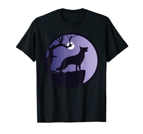 Pastor Aleman Ovejero Retro Camiseta