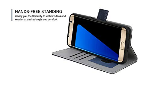 MG-Star-Double-Sheet-Back-Cover-for-Realme-Narzo-50i-Prime-PU-Leather-Case-with-Card-Holder-and-Magnetic-Stand-BlueGrip-Case