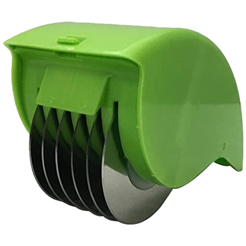 Cortadora portátil mandolina acero inoxidable verde miniatura 1