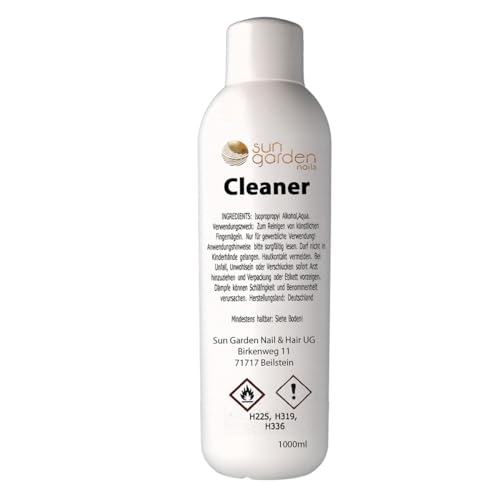 Sun Garden Nails Cleaner 1000 ml Nettoyant à ongles 1 litre...