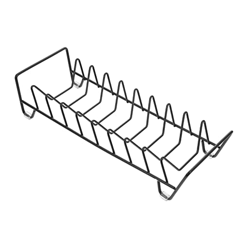 OKUMEYR Estante Para Platos Hogar Multifunción De Acero Al Carbono Negro Organizador y Escurridor De Platos Delicado Sin Instalación Adecuado Para Cocina y Baño