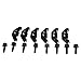 Crown Auto - 55397093K8 Hard Top Retainer Kit