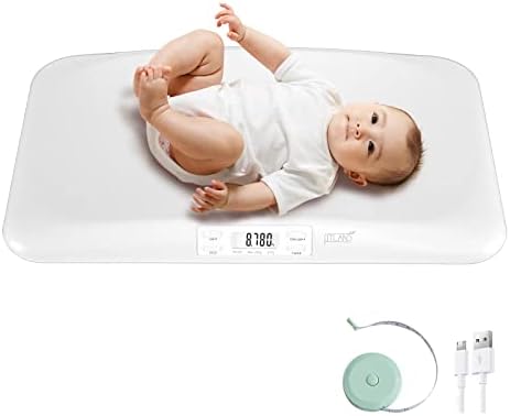 FITLAND Baby Scale, Pet Scale, 44lb Rechargeable Digital Infant Scale | Hold Function, Multi-Function Toddler Scale, Accurate Baby Weighing Scale, Newborn Pediatric Scale for Baby&Cat&Dog, kg/lb/oz