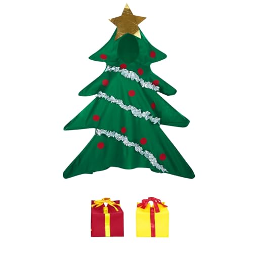 Costume de sapin de Noël pour femme tenue festive pour spectacle