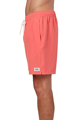 Mens Solid Volley Swim, Neon Pink, XL2