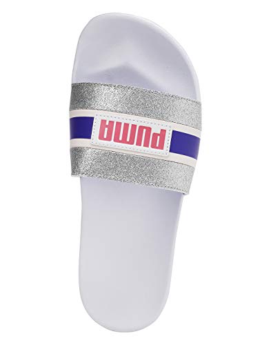 PUMA Puma Women Beach & Pool, White White-Pink Rosewater-Purple Corallites 02, 4 (37 EU)