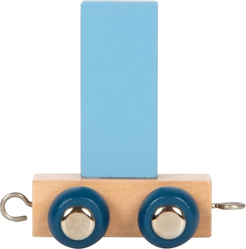 small foot Tren de letras Polar I, de madera, tren combinable individualmente, para decorar y regalar, 12579