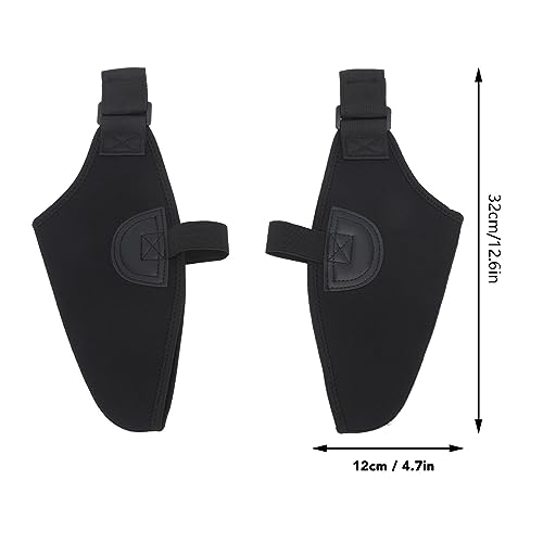 1 Par de Cubiertas para Botas de Esquí, Protección Resistente al Viento y Calor, Fácil de Colocar y Reutilizables, Cubiertas de Neopreno para Botas de Esquí, Protege contra Suciedad y Nieve, para Esquiadores miniatura 5
