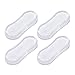 Foliner Toilettensitzbezug Leiser Und Kollisionssicherer Transparenter Aufkleber, WC Kissen Kit Mit Starken Klebstoff, Auswechselbares Kissen, Deckel Sitzpolster Abstandhalter