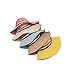 5Pack Colore Corrispondenza A Strisce Big Brim Sunhat, Cappello Da Esterno Protezione Solare, Casual Cappello Da Pescatore Selvatico Unisex,1,M