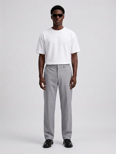 Image of WROGN Men's Trousers | Solid | Straight Fit